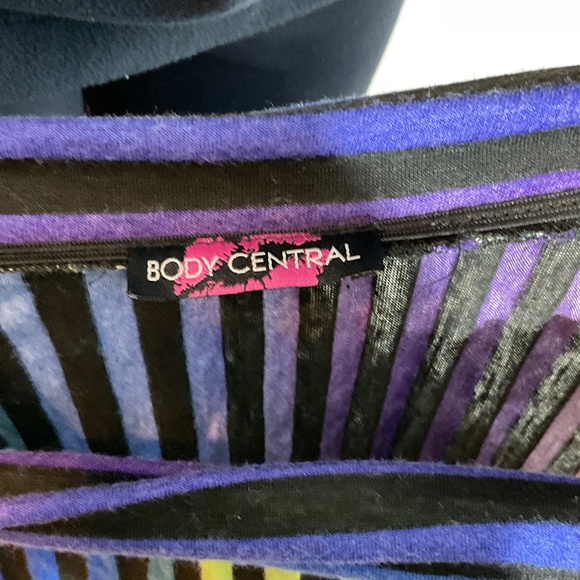 Y2K Body Central Rainbow Maxi Skirt - Picture 3 of 3